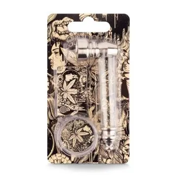 Euphoria 3 IN ONE Metal Pipe Box Kit Mystical geschlossene Metalldose mit mystischem Motiv