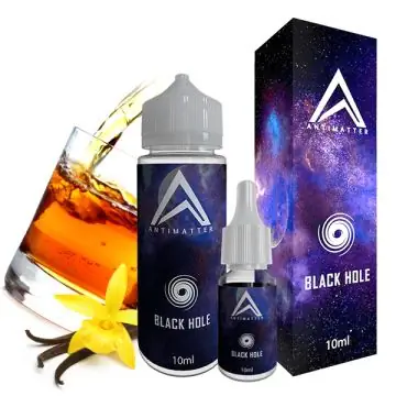 Antimatter Black Hole Aroma Flasche mit feiner Vanille und Rum Geschmackshighlight für E-Zigaretten