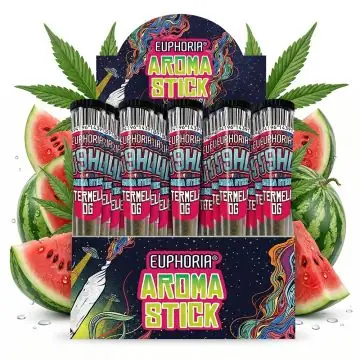 Euphoria T9HC Aromatic Sticks Watermelon OG (20 pcs), in display