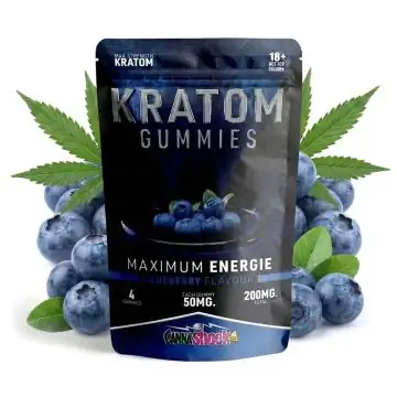 CANNAShock Kratom Gummies Blueberry