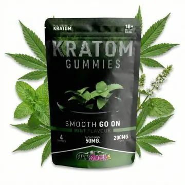 CANNAShock Kratom Gummies Mint