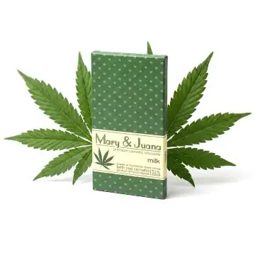 Mary & Juana Milchschokolade mit echten geschälten Hanfsamen