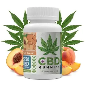 Euphoria CBD Gummies Peach