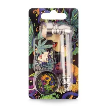 Euphoria 3 IN ONE Metal Pipe Box Kit Enchanting mit robuster Metallpfeife und flacher Transportbox