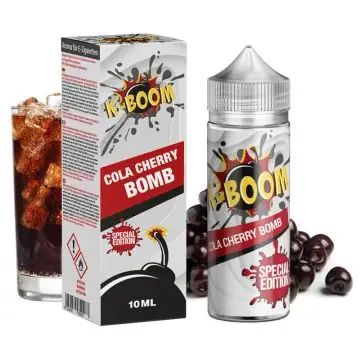 K-BOOM Special Edition Cola Cherry Bomb Aroma 10ml Flasche zum Selbstmischen für E-Zigaretten