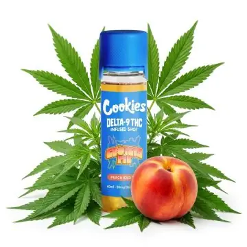 Cookies Infused Shot 30mg THC Peach Iced Tea 40ml Flasche