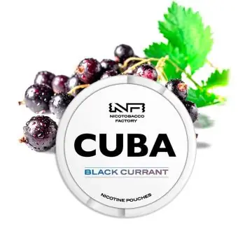 CUBA Nicotine Pouches Black Currant Medium