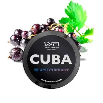 CUBA Nicotine Pouches Black Currant Strong
