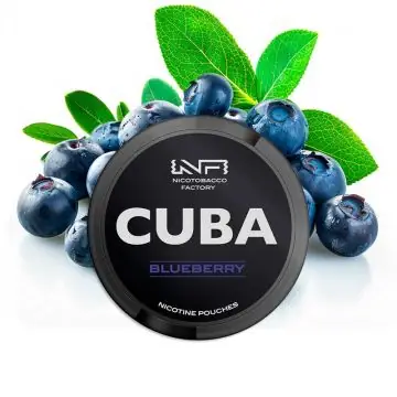 CUBA Nicotine Pouches Blueberry Strong
