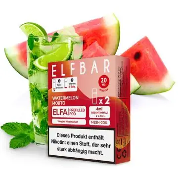 Elf Bar ELFA Prefilled Pods Watermelon Mojito 2er-Packung
