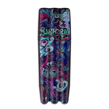 Euphoria 3 Joints Holder Psychedelic Transportetui für drei vorgedrehte Joints mit buntem Muster