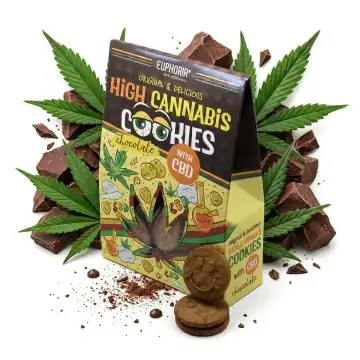 Euphoria Schokoladenkekse mit hohem Cannabisgehalt mit CBD