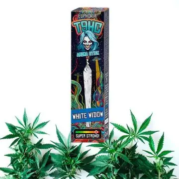 Euphoria T9HC White Widow Pre-Rolled Joint in der luftdichten Frische-Tube