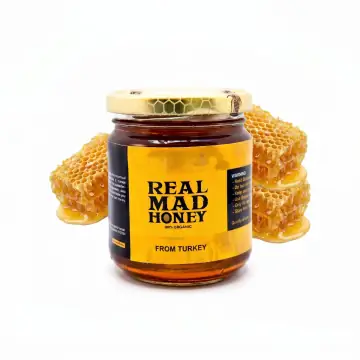 REAL MAD HONEY Turkey 250g unfiltrierter Rohhonig aus der Türkei im edlen Glas