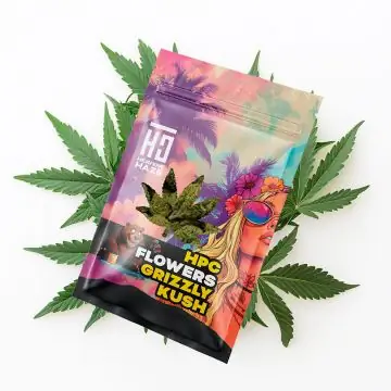 HEAVENS HAZE HPC Flowers Grizzly Kush Dose mit getrockneten Premium HPC Blüten