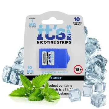 its POUCH RIPS Nicotine Stripes Ice Mint