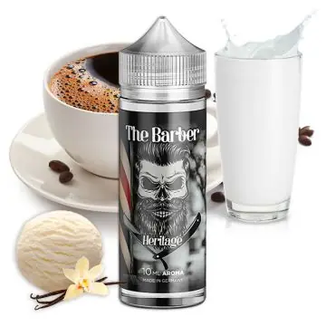 Kapka`s Flava The Barber Heritage Aroma Flasche vor neutralem Hintergrund