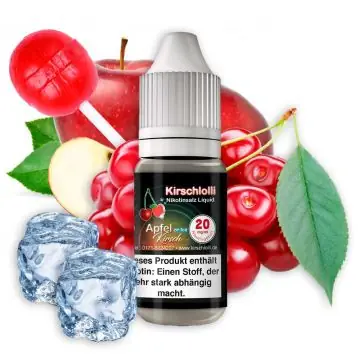 Kaufe Kirschlolli Apfel Kirsch on Ice Nikotinsalz zum Bestpreis bei Main Website