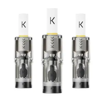 KIWI Spark Pods nachfüllbare Ersatz-Cartridges im Dreierpack mit ergonomischem Drip-Tip für optimales MTL-Dampfen