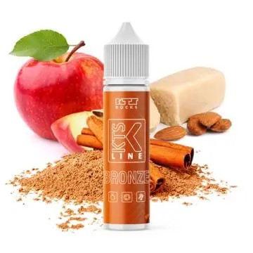 KTS Bronze Aroma Longfill Flasche mit Waldbeer- und Grüntee-Design