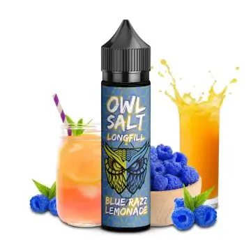 OWL Salt Blue Razz Lemonade Aroma Flasche für E-Zigaretten mit Geschmack nach blauer Himbeere und Limonade