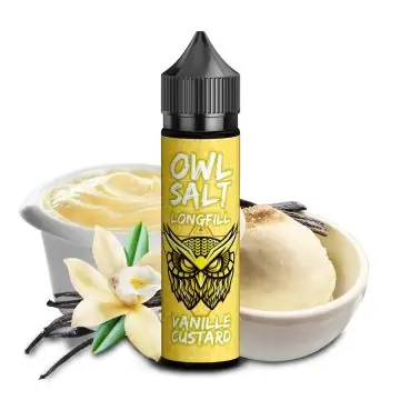 OWL Salt Vanille Custard Aroma 10ml Longfill Flasche für E-Zigaretten