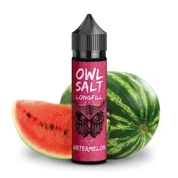 OWL Salt Watermelon Aroma 10ml Longfill Flasche mit reifem Wassermelonen-Design