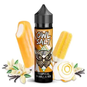 OWL Salt Tropical Vanilla Ice Aroma Flasche für E-Zigaretten