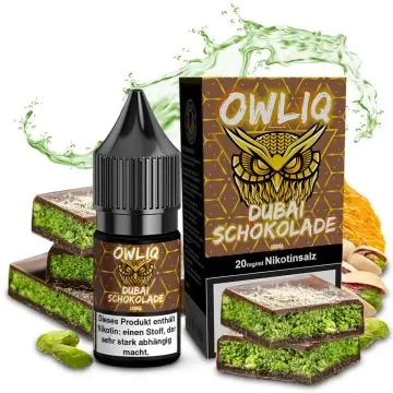 OWLIQ Nikotinsalz Overdosed Dubai Schokolade