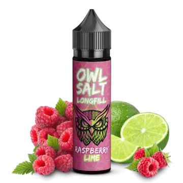 OWL Salt Raspberry Lime Aroma Flasche mit Himbeere und Limette Geschmack