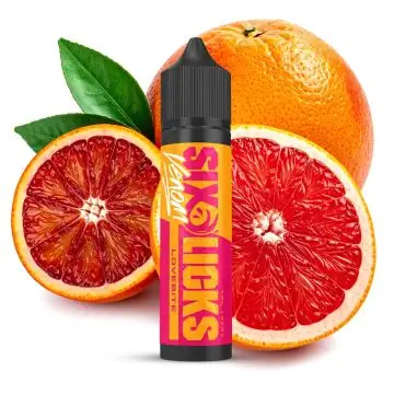 Six Licks Venom Love Bite Aroma Flasche mit Grapefruit und Blutorange Geschmack