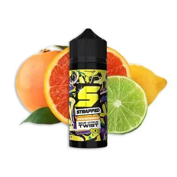 Strapped Overdosed Sour Citrus Twist Aroma Flasche für E-Zigaretten mit saurem Zitrone-Limette-Geschmack