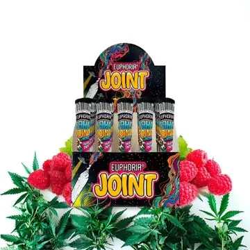Euphoria T9HC Herbal Mix Raspberry Chemdawg Pre-Rolled Joint Verkaufsdisplay Kräutermischung Box