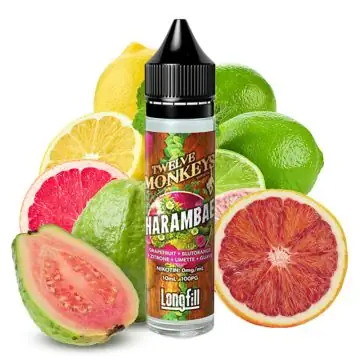 Twelve Monkeys Harambae Aroma Flasche mit tropischen Zitrusfrüchten und Guave