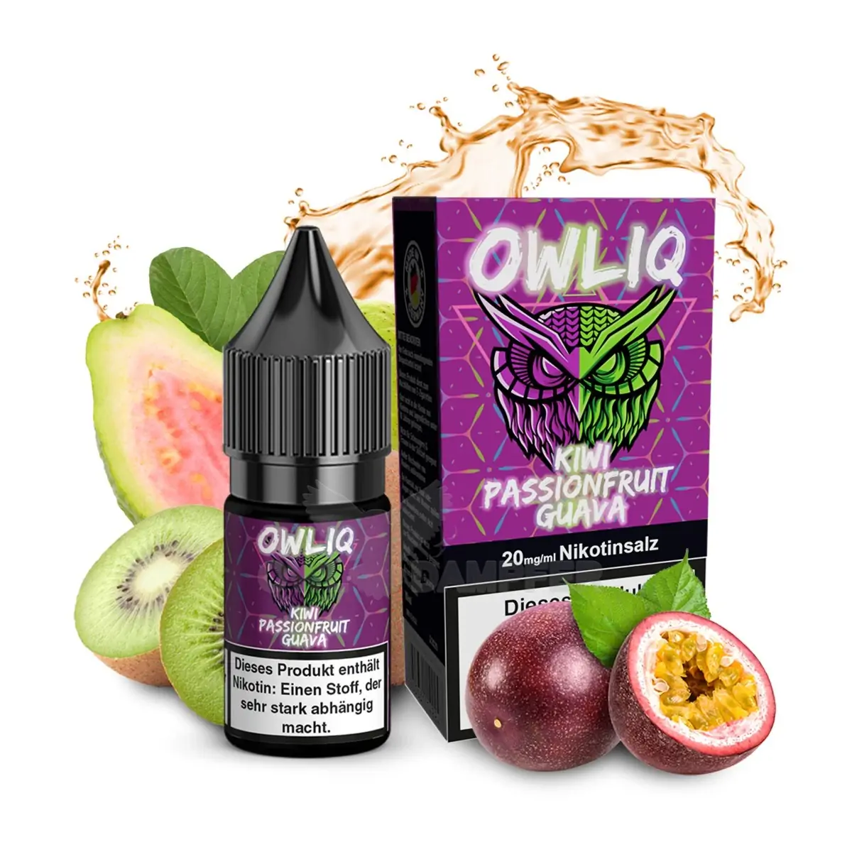 OWLIQ Nikotinsalz Overdosed Kiwi Passionfruit Guava