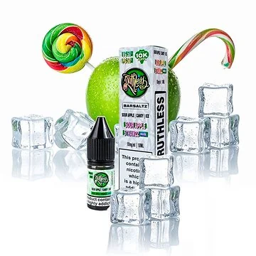 Ruthless Barsalz Sour Apple Strawzz On Ice 10ml Flasche
