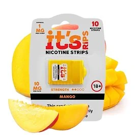 its POUCH RIPS Nicotine Stripes Mango Dose mit selbstauflösenden Nikotinstreifen