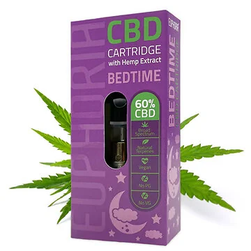Euphoria CBD Cartridge Bedtime mit 510er Gewinde für Vape Pens
