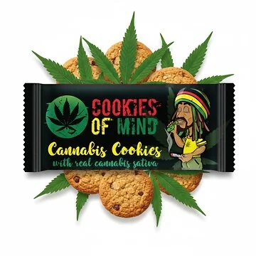 Euphoria Cannabis Cookies des Geistes verpackte Schokokekse mit Hanfaroma