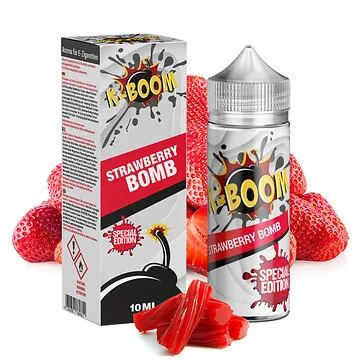 K-BOOM Special Edition Strawberry Bomb Aroma Flasche fuer Selbstmischer