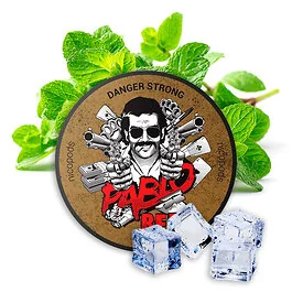 Dose der Pablo Nicotine Pouches Red im schlanken Slim-Format mit rotem Design auf weißem Hintergrund