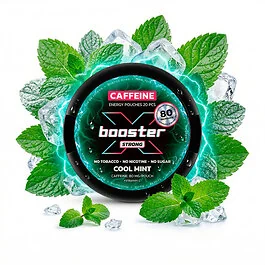 X Booster Cool Mint nikotinfreie Pouches Dose