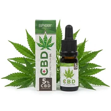 Euphoria CBD Öl 5% Vollspektrum in 10 ml Tropfflasche
