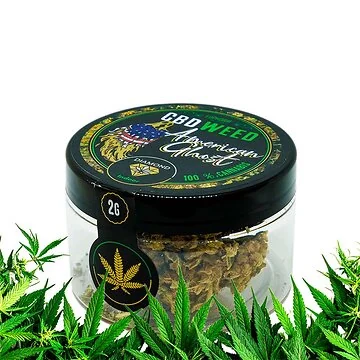 Euphoria CBD Weed American Ghost 2g Packung mit getrockneten CBD Blüten