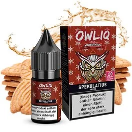 OWLIQ Nikotinsalz Overdosed Spekulatius Aroma Flasche f&uuml;r E-Zigaretten
