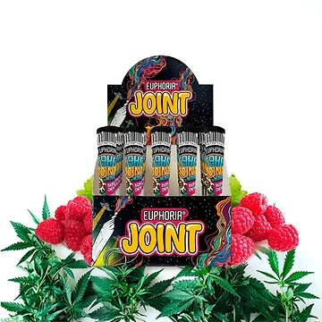 Euphoria T9HC Herbal Mix Raspberry Chemdawg Pre-Rolled Joint Verkaufsdisplay mit einzeln verpackten Kräutermischungen