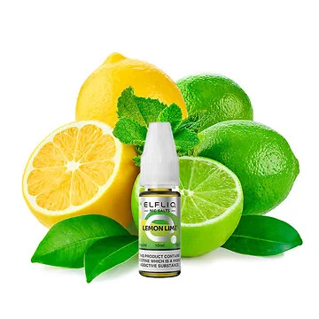 ELFLIQ Lemon & Lime Nikotinsalz 10ml Liquidflasche mit Zitrone und Limette Geschmack