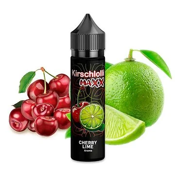 Kirschlolli MAXX Cherry Lime Longfill Aroma Flasche zum Selbstanmischen für E-Zigaretten