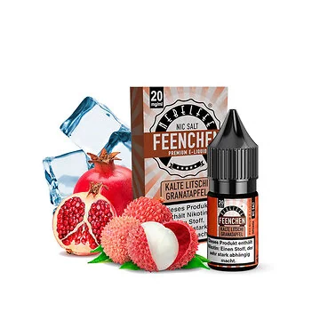 Nebelfee Kalte Litschi Granatapfel Nikotinsalz 10ml Liquid Flasche für E-Zigaretten