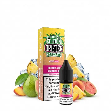 Drifter Bar Salts Guava Peach Pineapple Ice 10ml Flasche